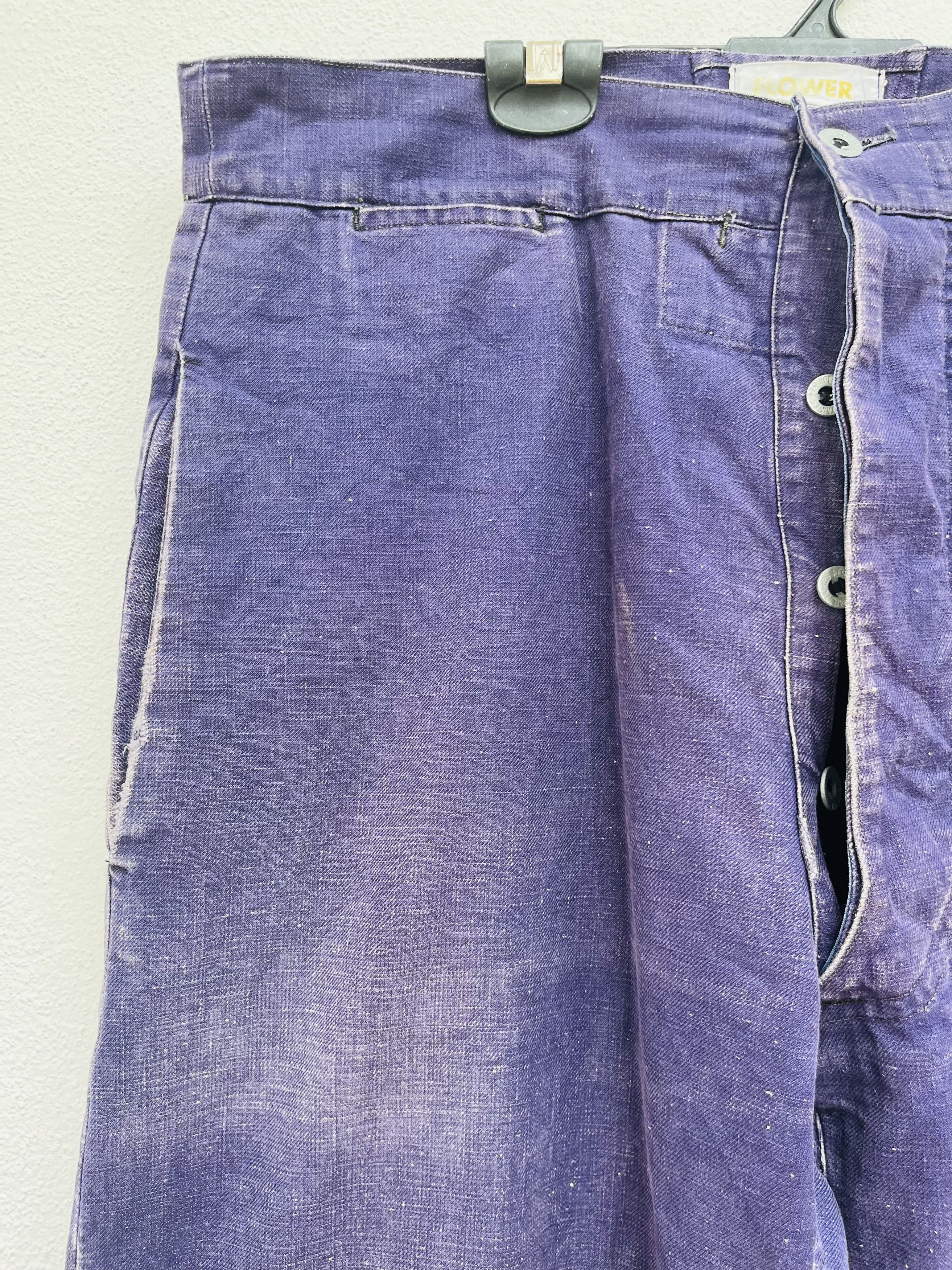 Vintage Vintage 1940s 50s Vintage French Army Work Trousers Size US 34 / EU 50 - 7 Thumbnail