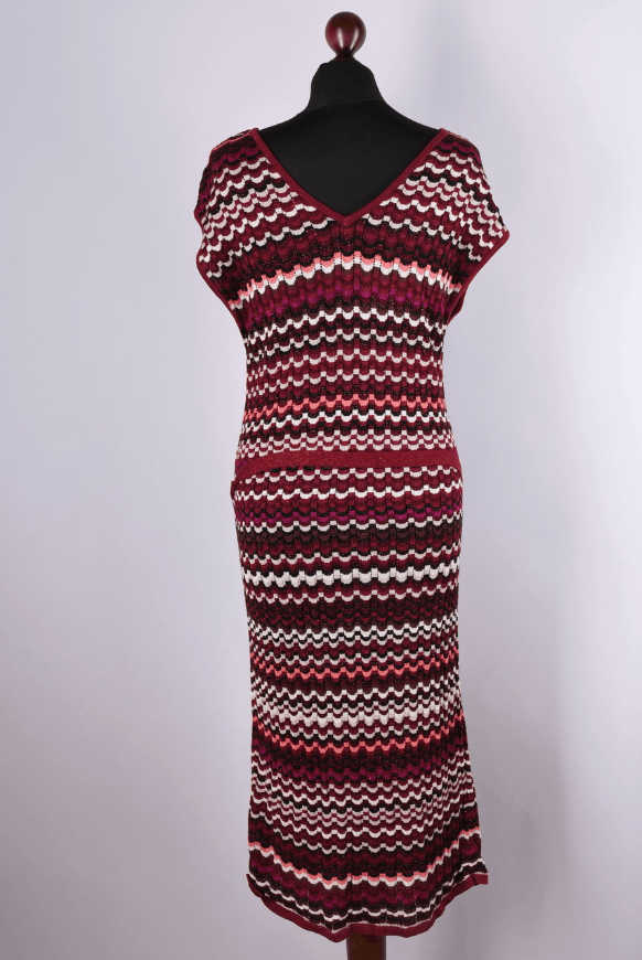 Missoni Women's Missoni Lindex Knit Zigzag Stripe Maxi Dress Size S Size S / US 4 / IT 40 - 3 Thumbnail