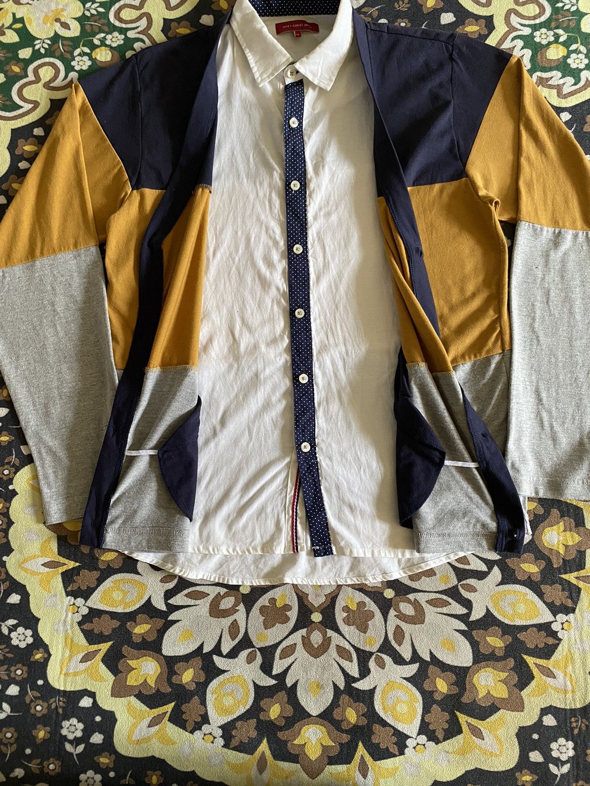Japanese Brand × Vintage Japanese Brand Anti-label A/L Double Layer Long Sleeve Size US M / EU 48-50 / 2 - 3 Thumbnail