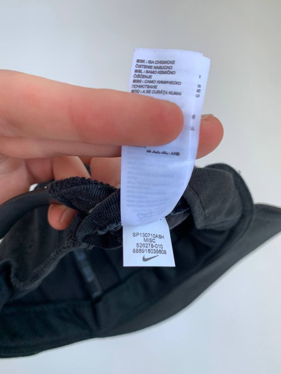 Nike × Vintage Vintage Nike Cap Velvet Corduroy Swoosh 90s Metal Logo Size ONE SIZE - 9 Thumbnail