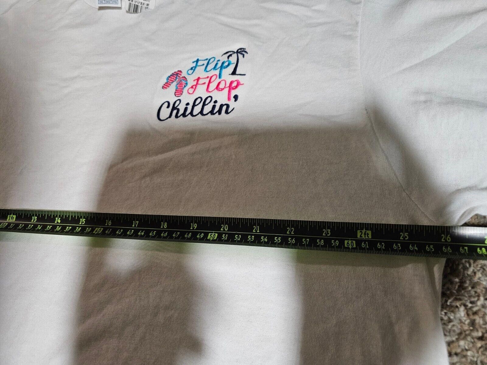 Delta Flip Flop Chillin 2xl XXL Tshirt NWT Size US XXL / EU 58 / 5 - 6 Thumbnail