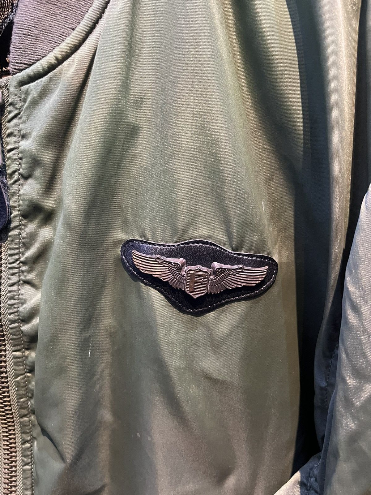 Vintage Bomber Jacket Back Fire Usa Air Force Size US L / EU 52-54 / 3 - 4 Thumbnail