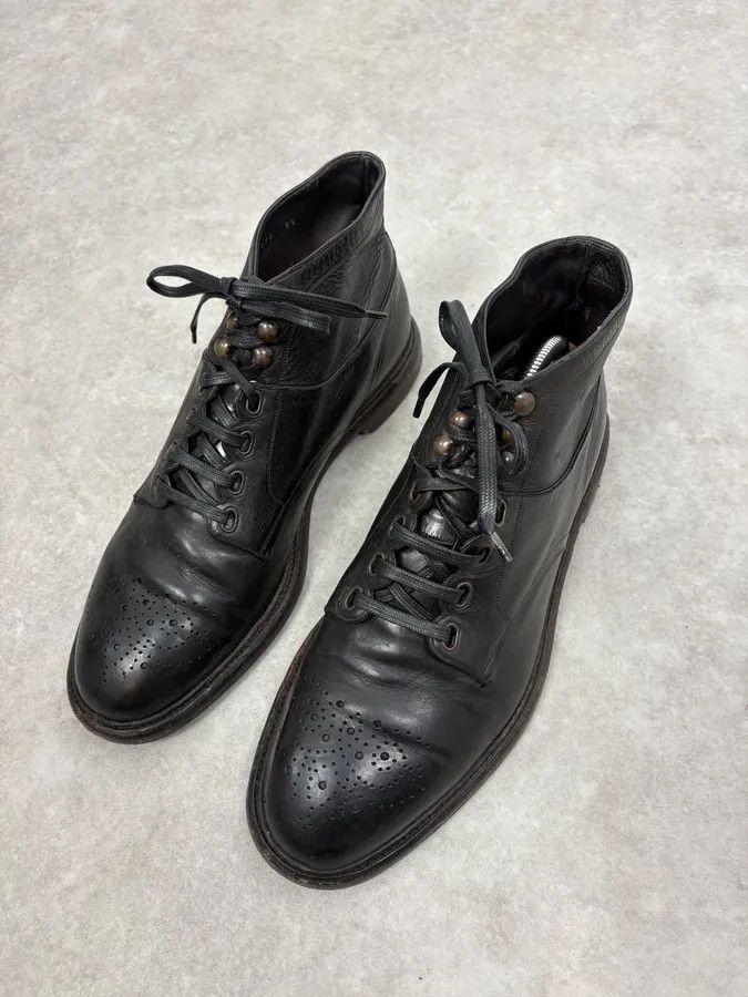 Dolce & Gabbana 2010s Dolce & Gabbana Black Leather Boots Size US 10.5 / EU 43-44 - 3 Thumbnail