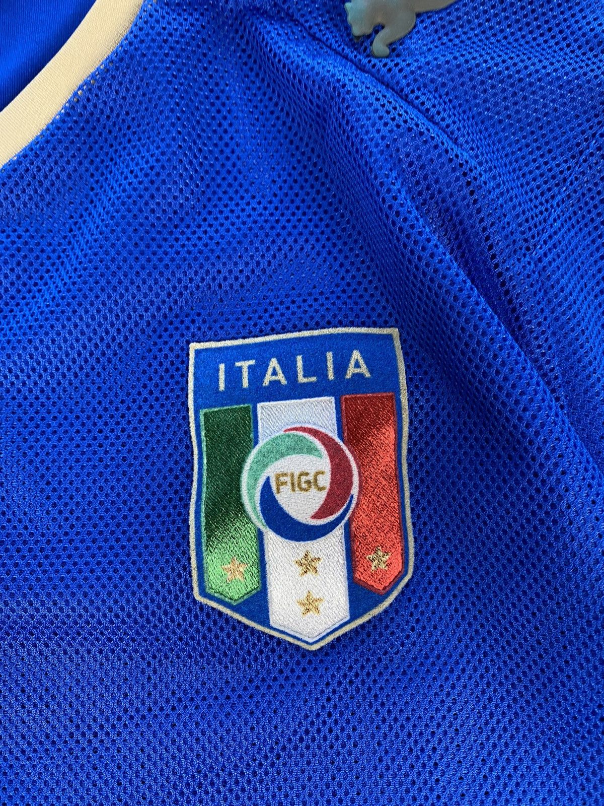 Puma × Vintage Puma Italy National Team 2007-09 Home Shirt Soccer Jersey Size US M / EU 48-50 / 2 - 5 Thumbnail