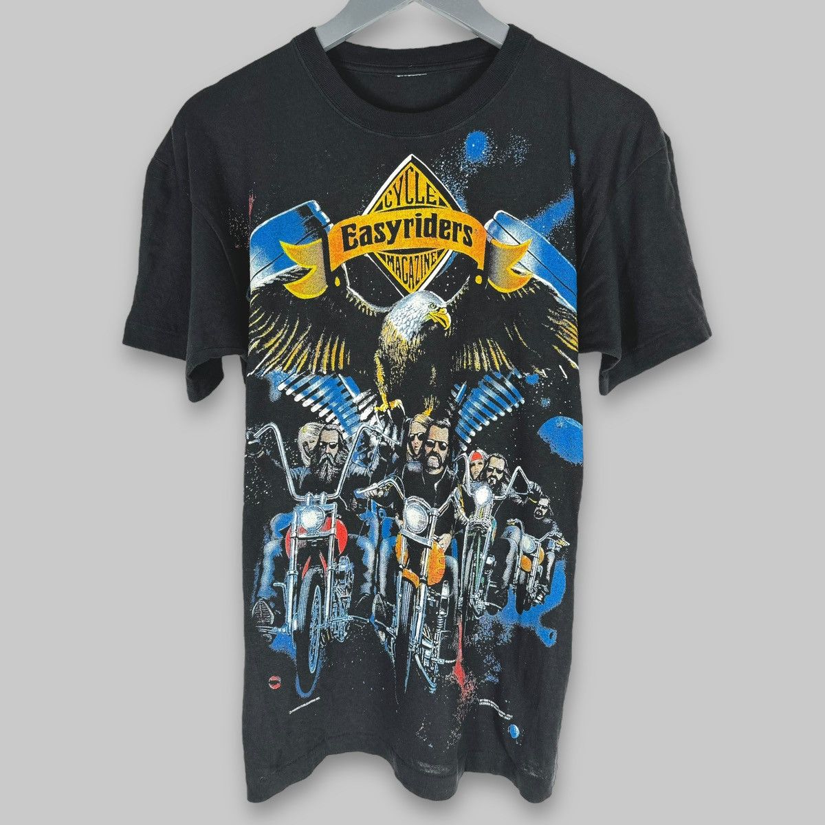 Harley Davidson Vintage 1999 Easyriders All Over Print Euro T Shirt Size US L / EU 52-54 / 3 - 1 Thumbnail