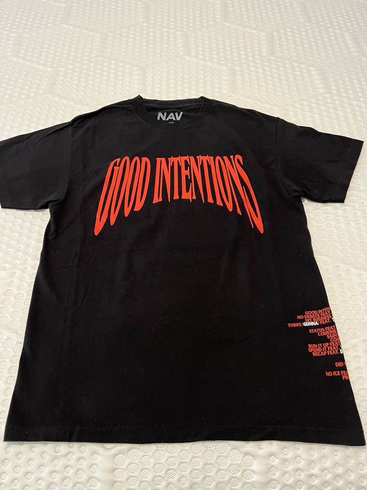 Tシャツ・カットソー Nav x Vlone Dead Tee Nav x Vlone Dead Tee Black Men's - SS20 - US