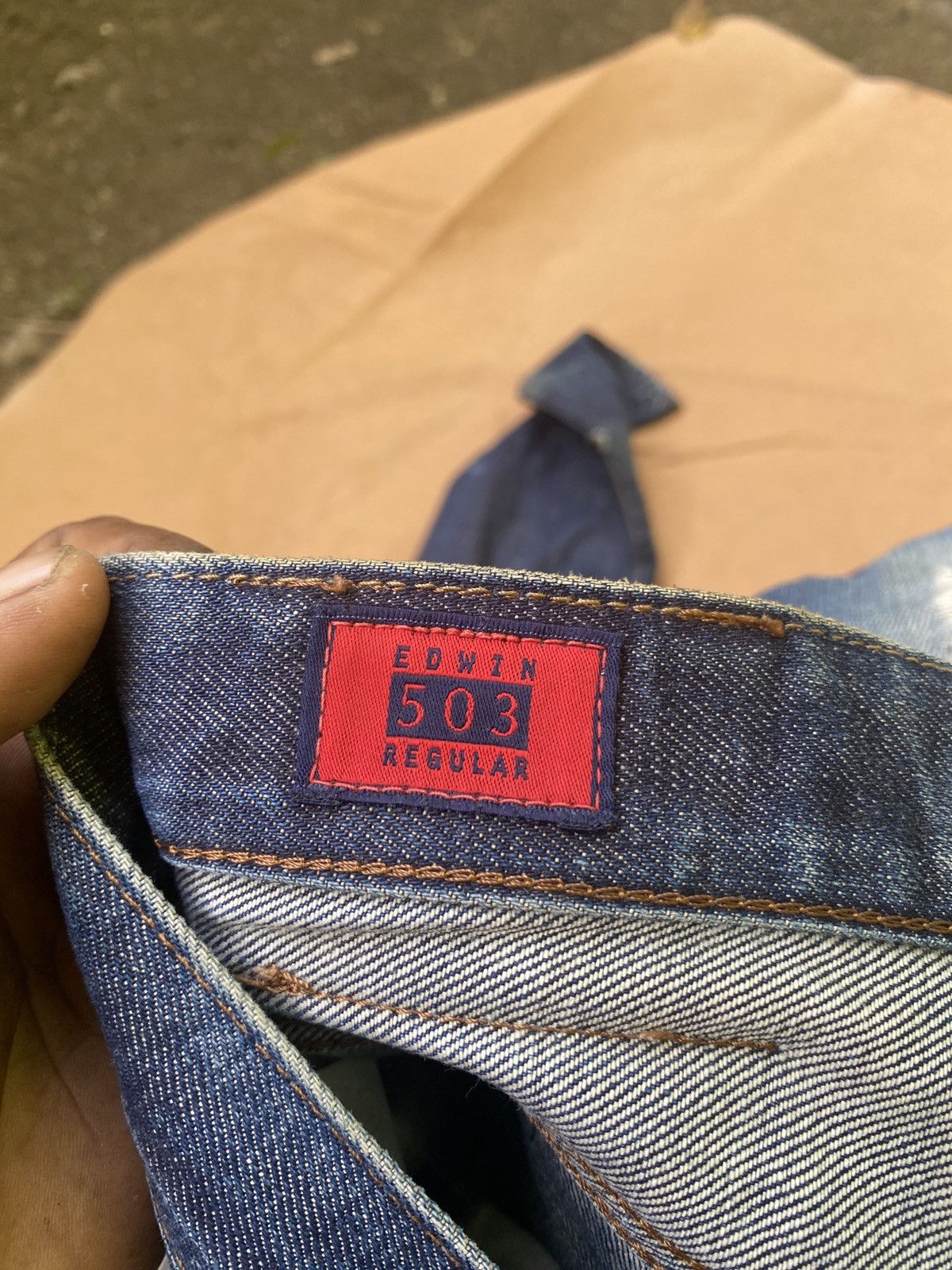 Edwin × If Six Was Nine × Le Grande Bleu (L.G.B.) Edwin 503 regular cut Size US 28 / EU 44 - 6 Thumbnail