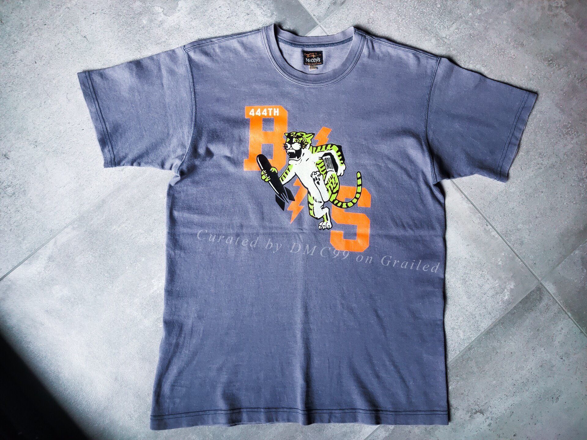 The Real McCoy's Mccoy's First Gen Japan Flying Tigers T-shirt Size US XXS / EU 40 - 1 Thumbnail