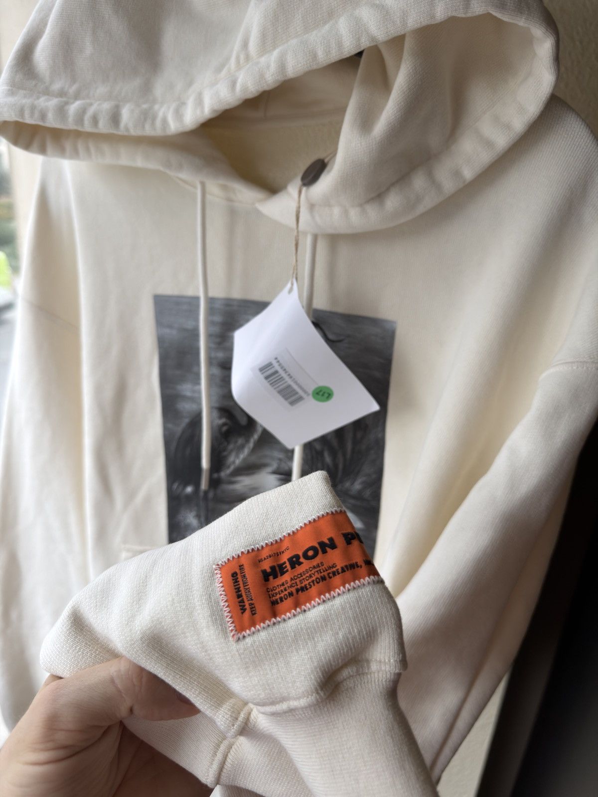 Heron Preston Heron Preston crane big logo new hoodie XL Size US XL / EU 56 / 4 - 5 Thumbnail