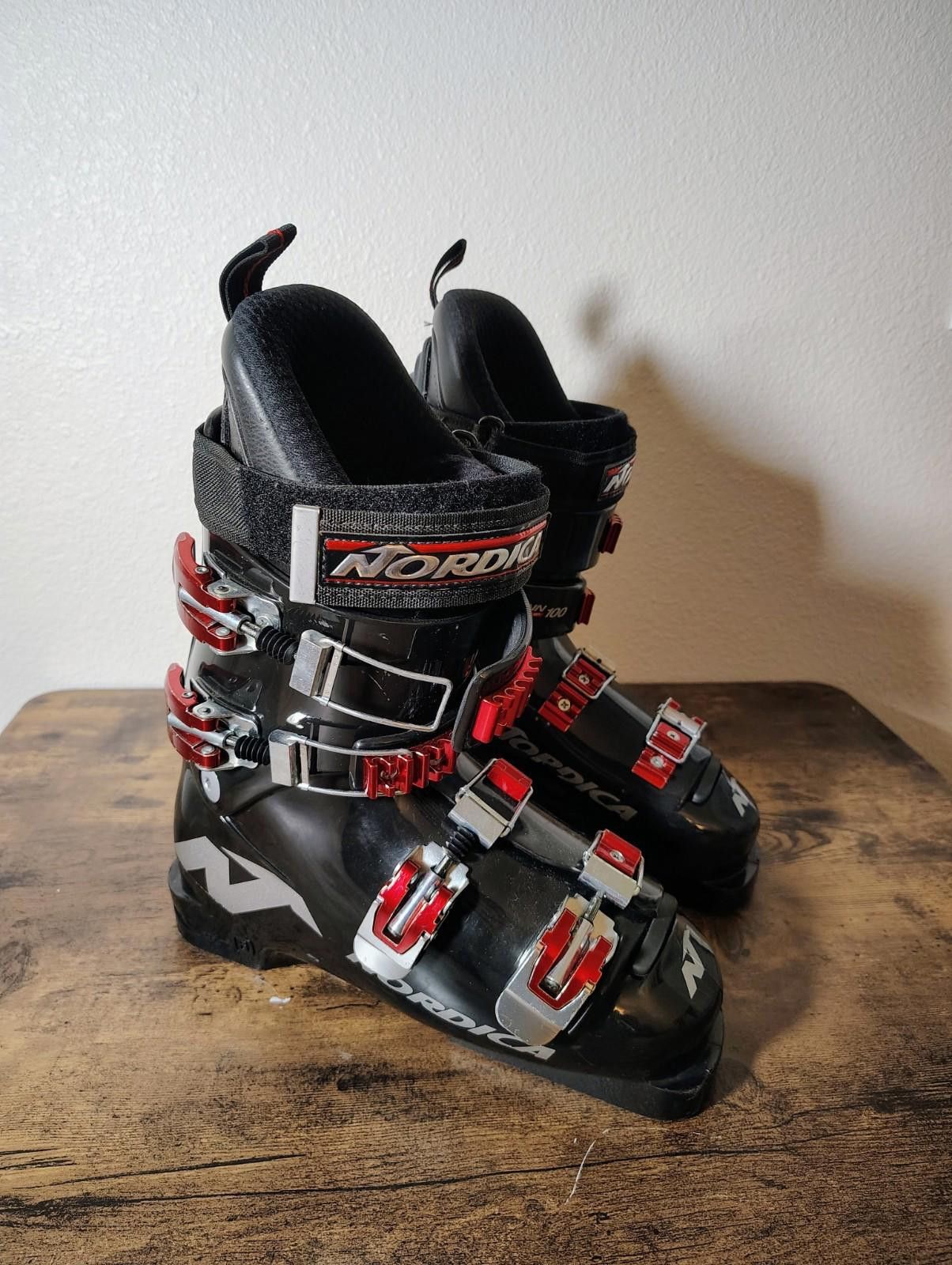 Other Nordica Mens 6 Womens 7 Black Red Ski Boots Dobermann WorldC Size ONE SIZE - 3 Thumbnail