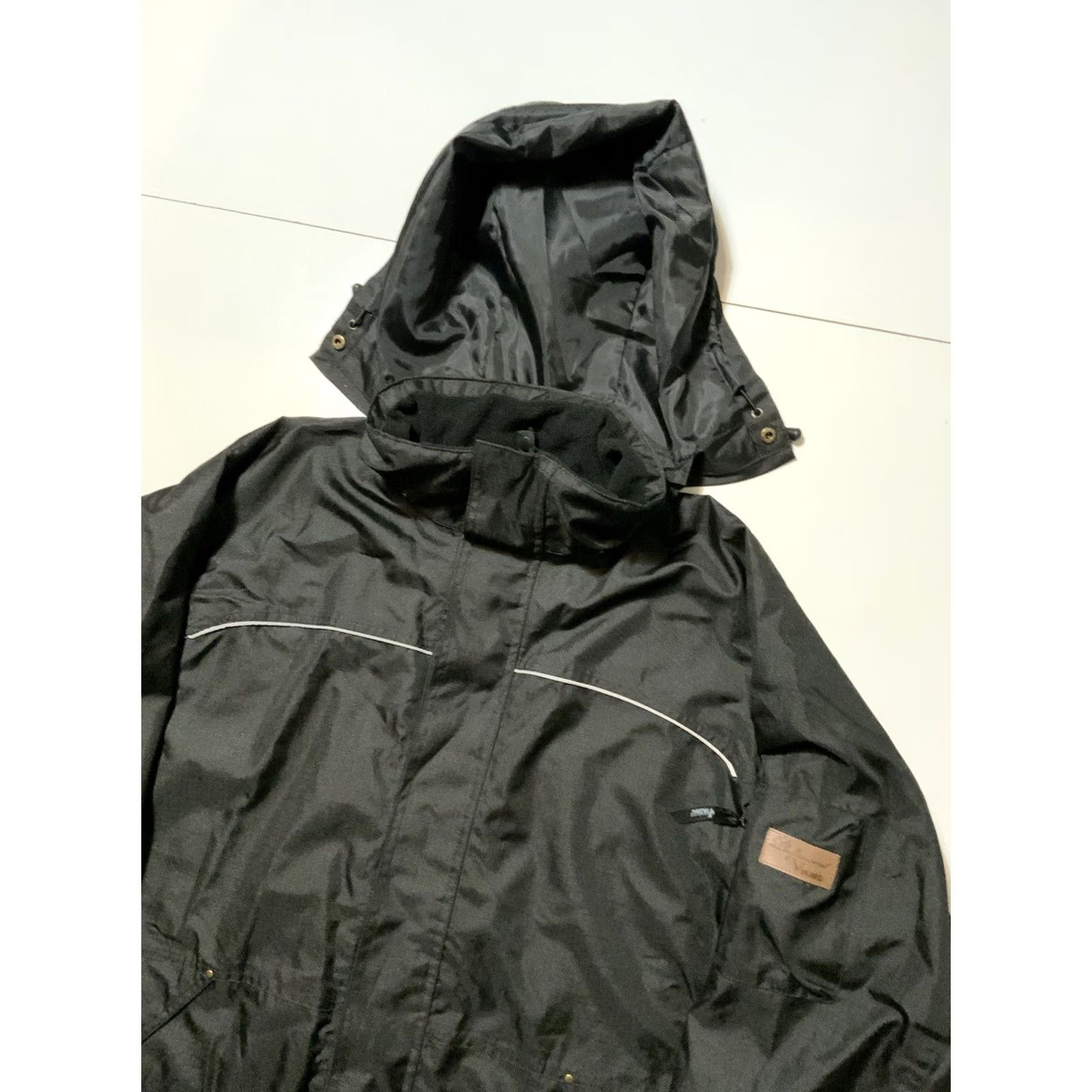Vintage VINTAGE? (No) Professional Viking Thor 300D Waterproof Breathable Reflective Denier Jacket 3XL Men Black Polyester Waterproof Jacket Size US XXL / EU 58 / 5 - 4 Thumbnail
