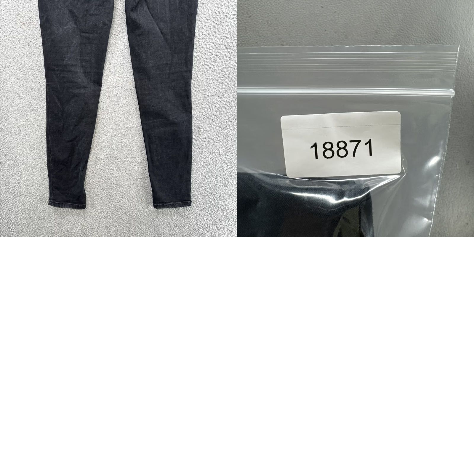 Vintage LuLaRoe Jeans Women’s Black Mid Rise Skinny Magic Waistband Denim SZ 26 - 5-Pocket, Stretch, Cotton Blend, Regular, Vintage? No, 90s/ Casual Size 26" / US 2 / IT 38 - 9 Thumbnail