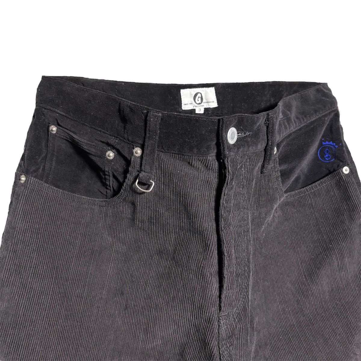 Good Enough Good Enough Pattern Logo Corduroy Jeans Pants Size US 34 / EU 50 - 7 Thumbnail