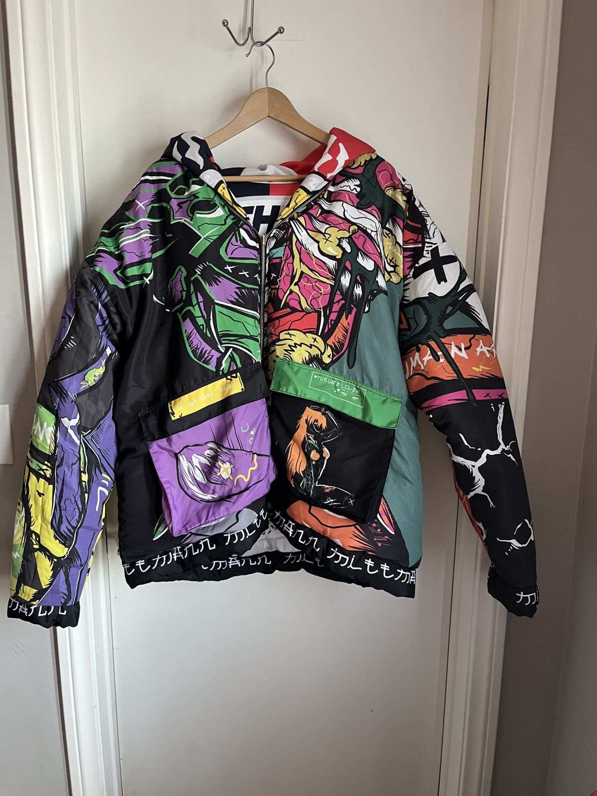 Other Dario Mittmann Reversible Neon Genesis Evangelion Jacket O/S Size US XXL / EU 58 / 5 - 5 Thumbnail
