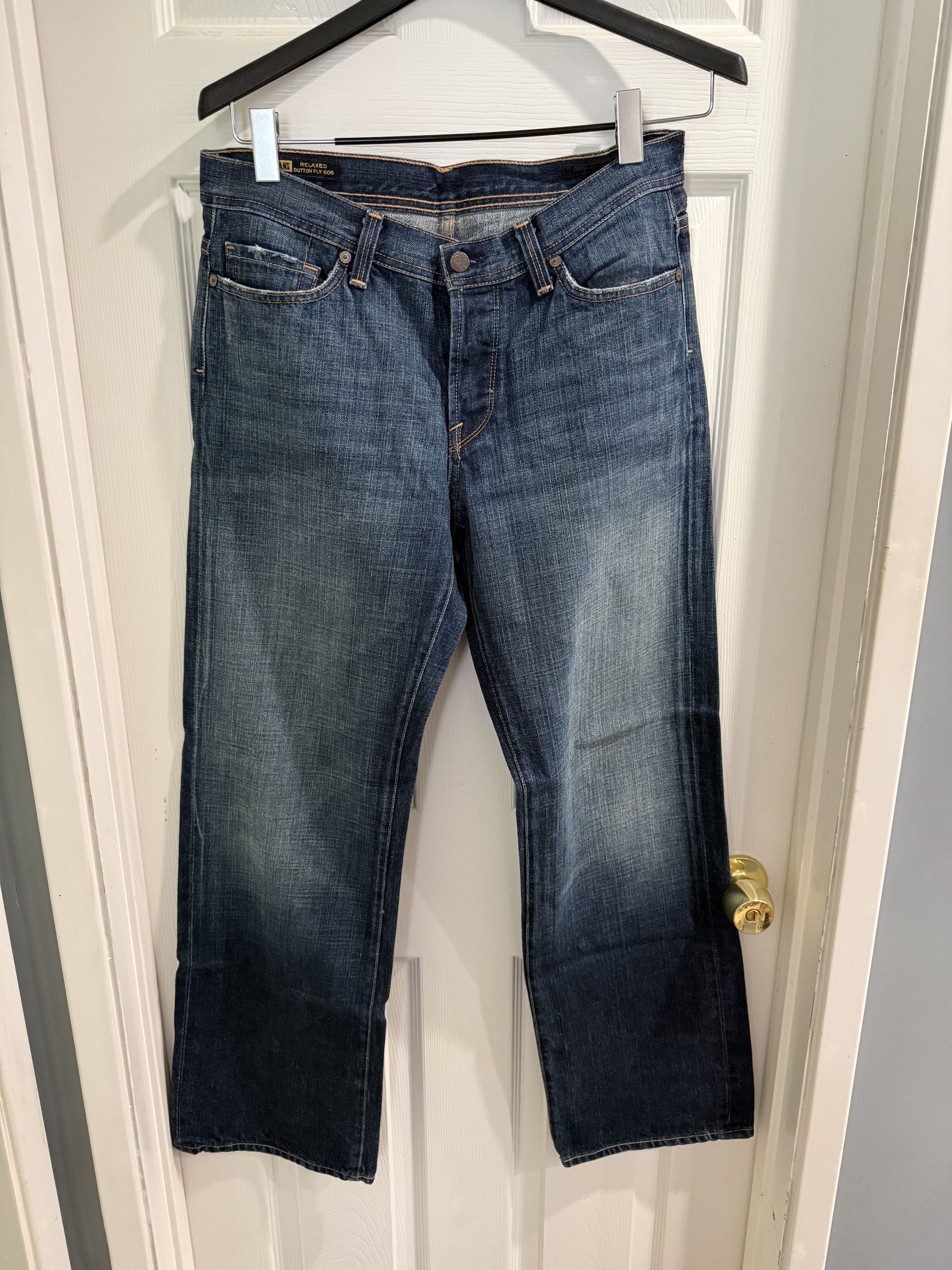 Citizens Of Humanity Evans Relaxed Button Fly 606 Jeans Size US 32 / EU 48 - 1 Thumbnail