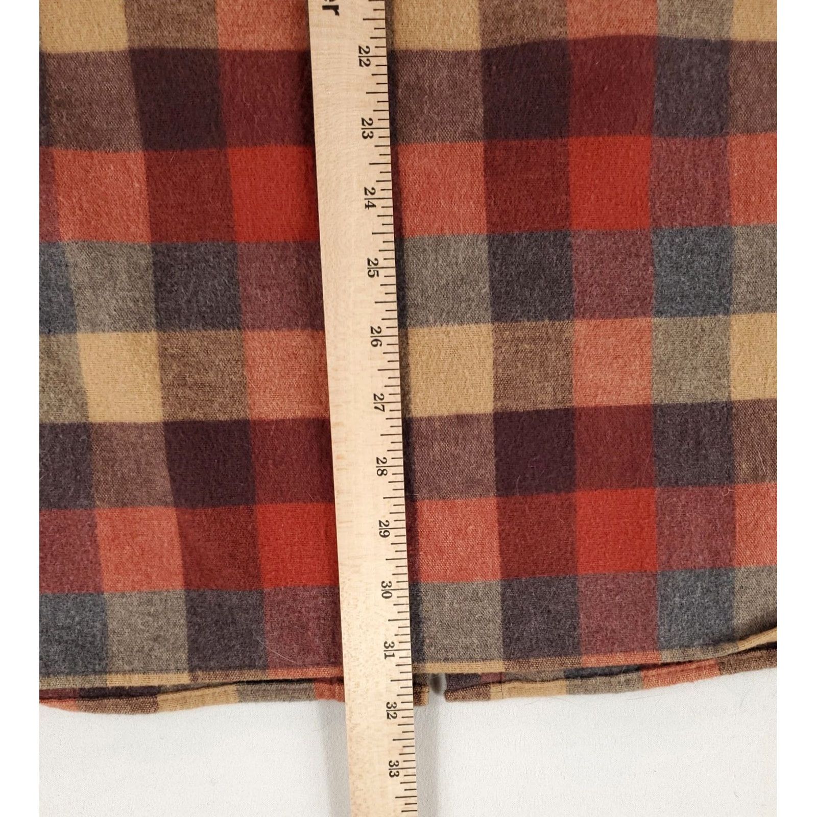 Vintage LL Bean Chamois Button Up Shirt Plaid Check Red Brown Gray Long Sleeve Mens L Size US L / EU 52-54 / 3 - 5 Thumbnail