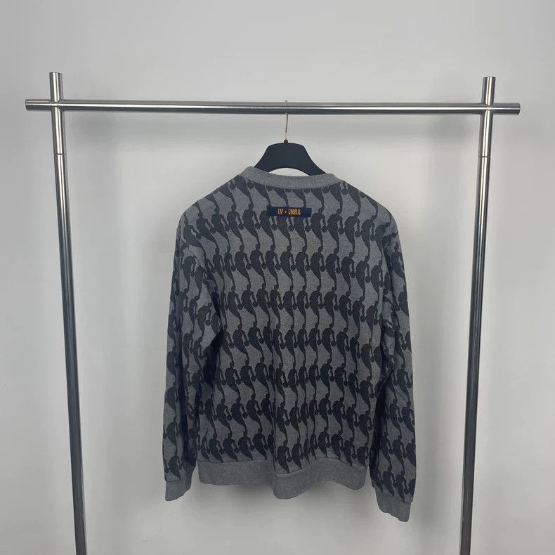 Louis Vuitton Louis Vuitton Grey knit sweatshirt 2501-Nextarrow Size US M / EU 48-50 / 2 - 2 Thumbnail