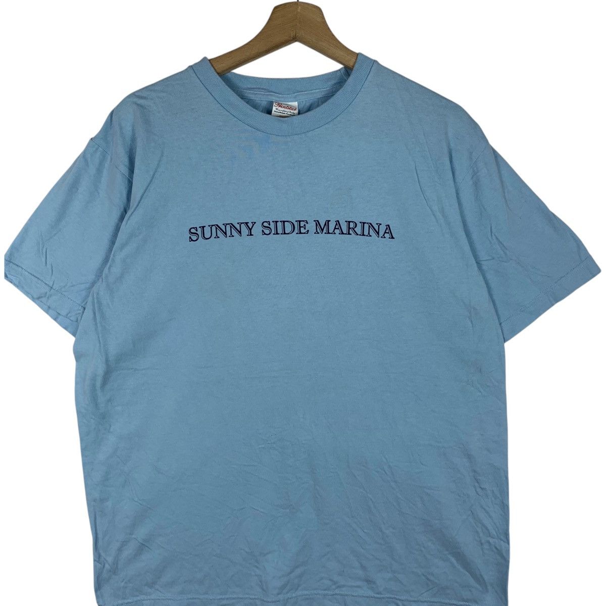 Vintage SHONAN SUNNY SIDE MARINA Japan National Park Tee Shirt Size US L / EU 52-54 / 3 - 3 Thumbnail