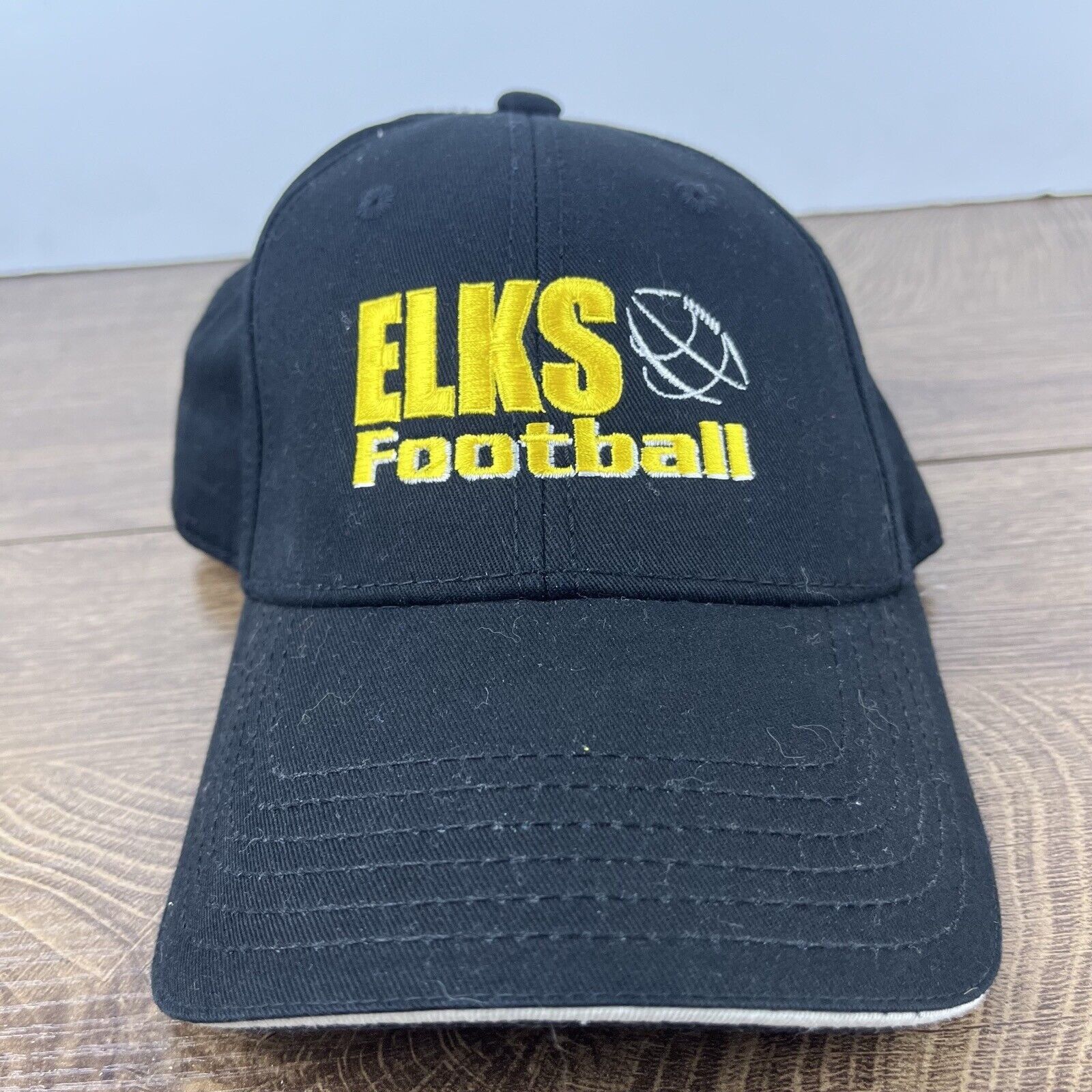 Other Centerville Elks Football Hat Black Elks Adjustable Hat Blac Size ONE SIZE - 4 Thumbnail