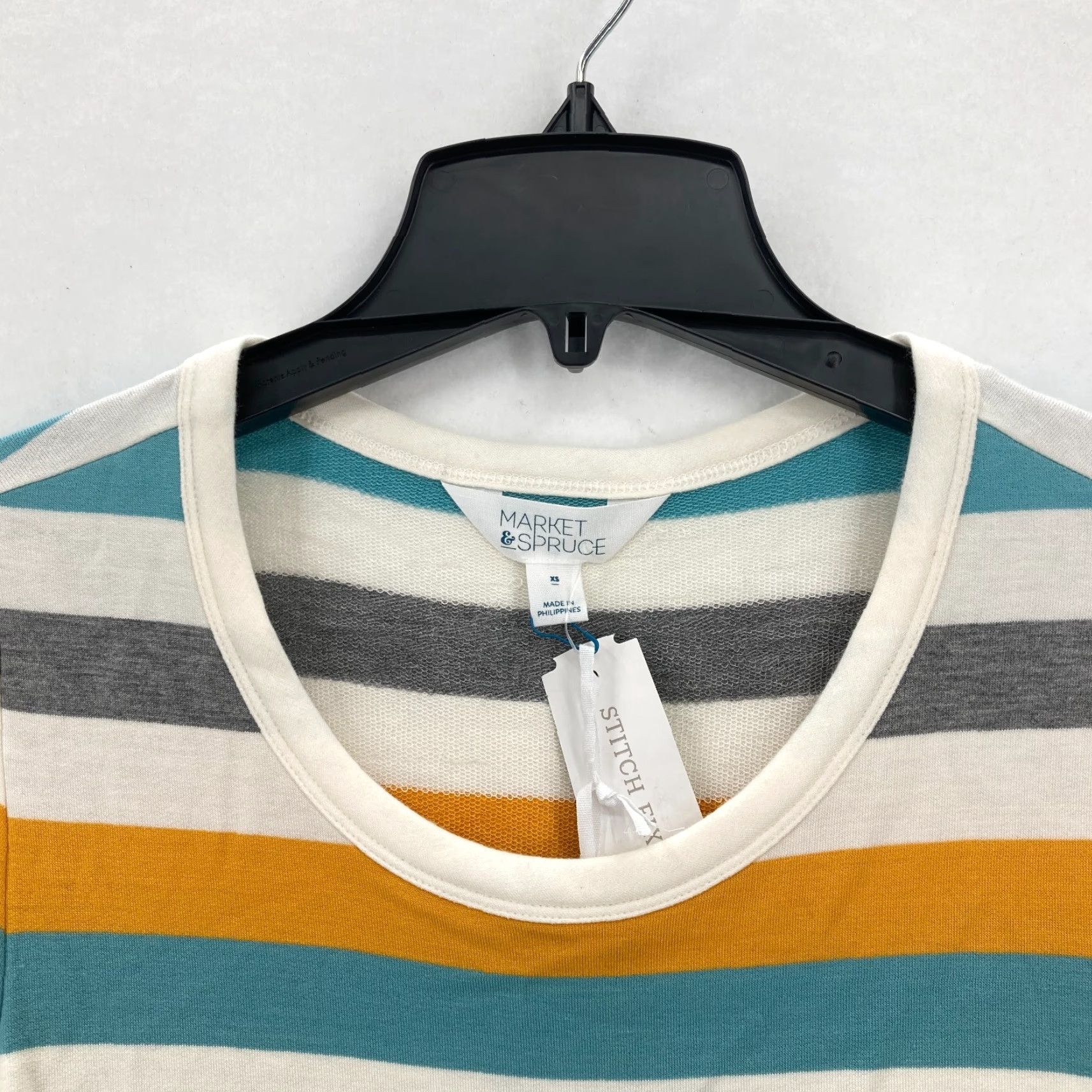 Market Market & Spruce Zansia Knit Top Women's XS Striped NWT NWT XS Multicolor Knit Top Size XS / US 0-2 / IT 36-38 - 2 Thumbnail