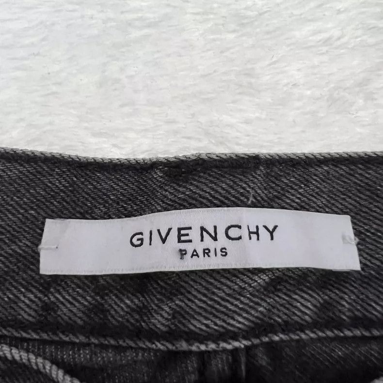 Givenchy Givenchy Size30 Side Logo Embroidered Denim Pants Size US 30 / EU 46 - 4 Thumbnail