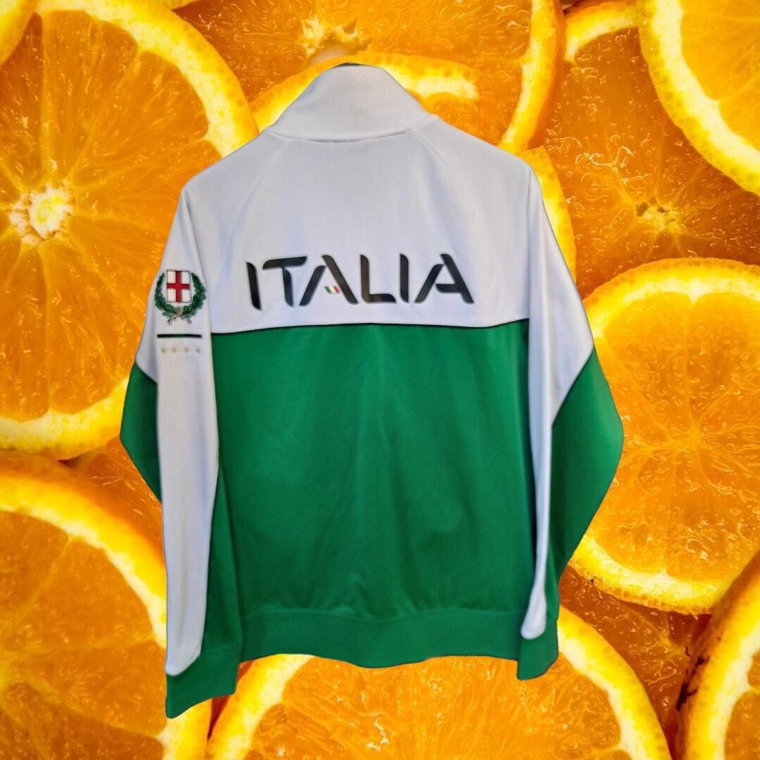 Other Fila Sport Green and White Italia Track Jacket Size Large Size US L / EU 52-54 / 3 - 7 Thumbnail