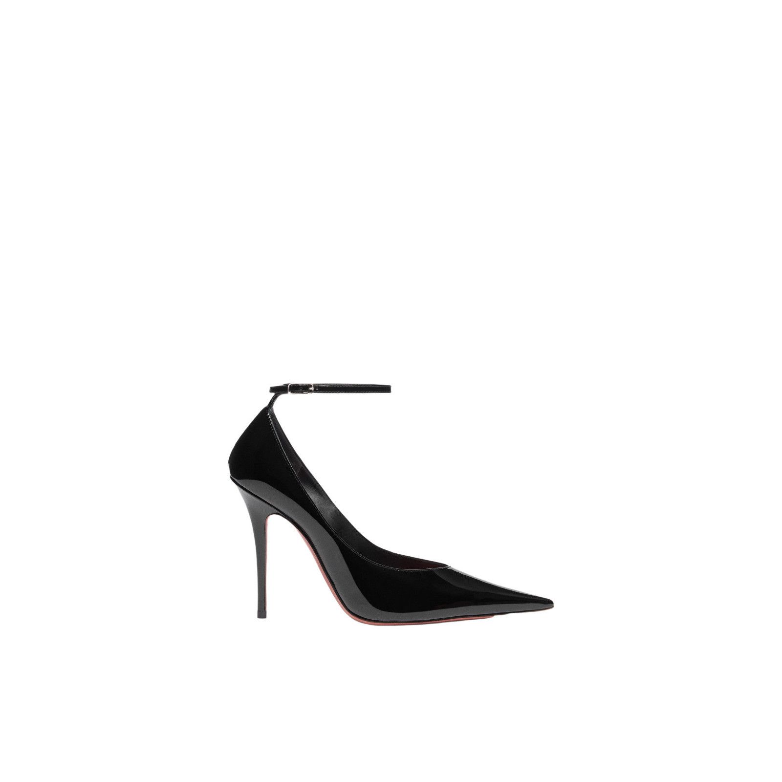 AMINA MUADDI Anok 105 $1035 Black Patent Leather Pumps New A