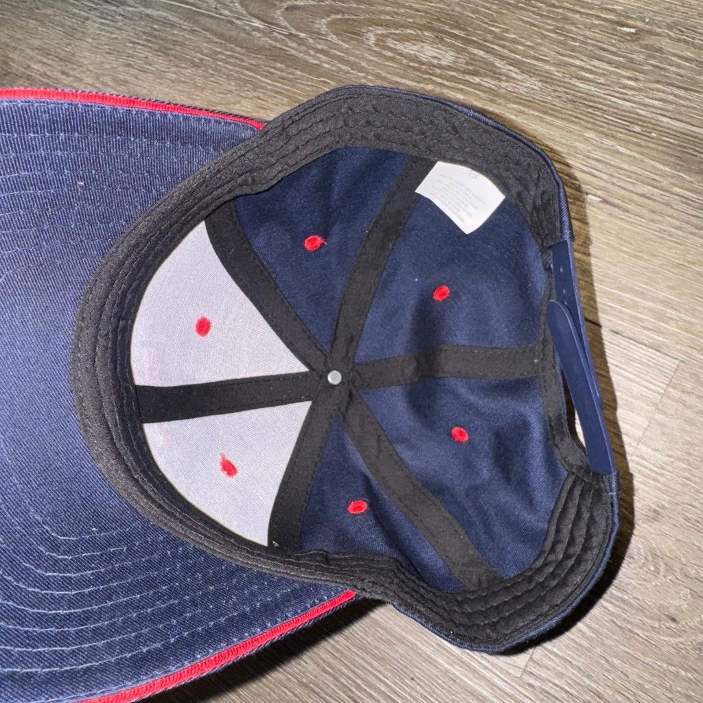 Red Bull Red Bull Navy Red Salzburg Soccer Baseball Cap One Size Size ONE SIZE - 4 Thumbnail