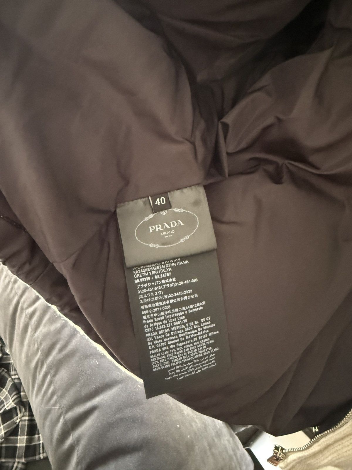 Prada Prada Cashmere puffer jacket Size S / US 4 / IT 40 - 3 Thumbnail