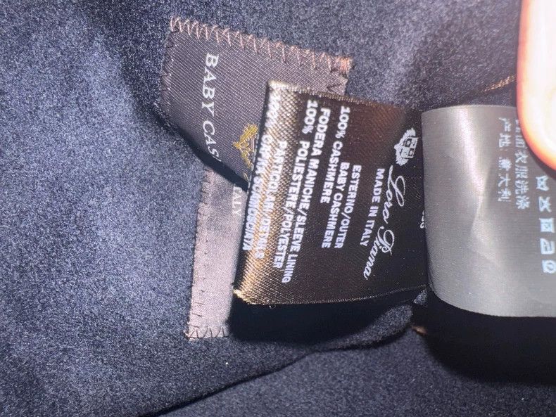 Loro Piana LORO PIANA Renfield Baby Cashmere coat in navy blue with s Size US L / EU 52-54 / 3 - 6 Thumbnail
