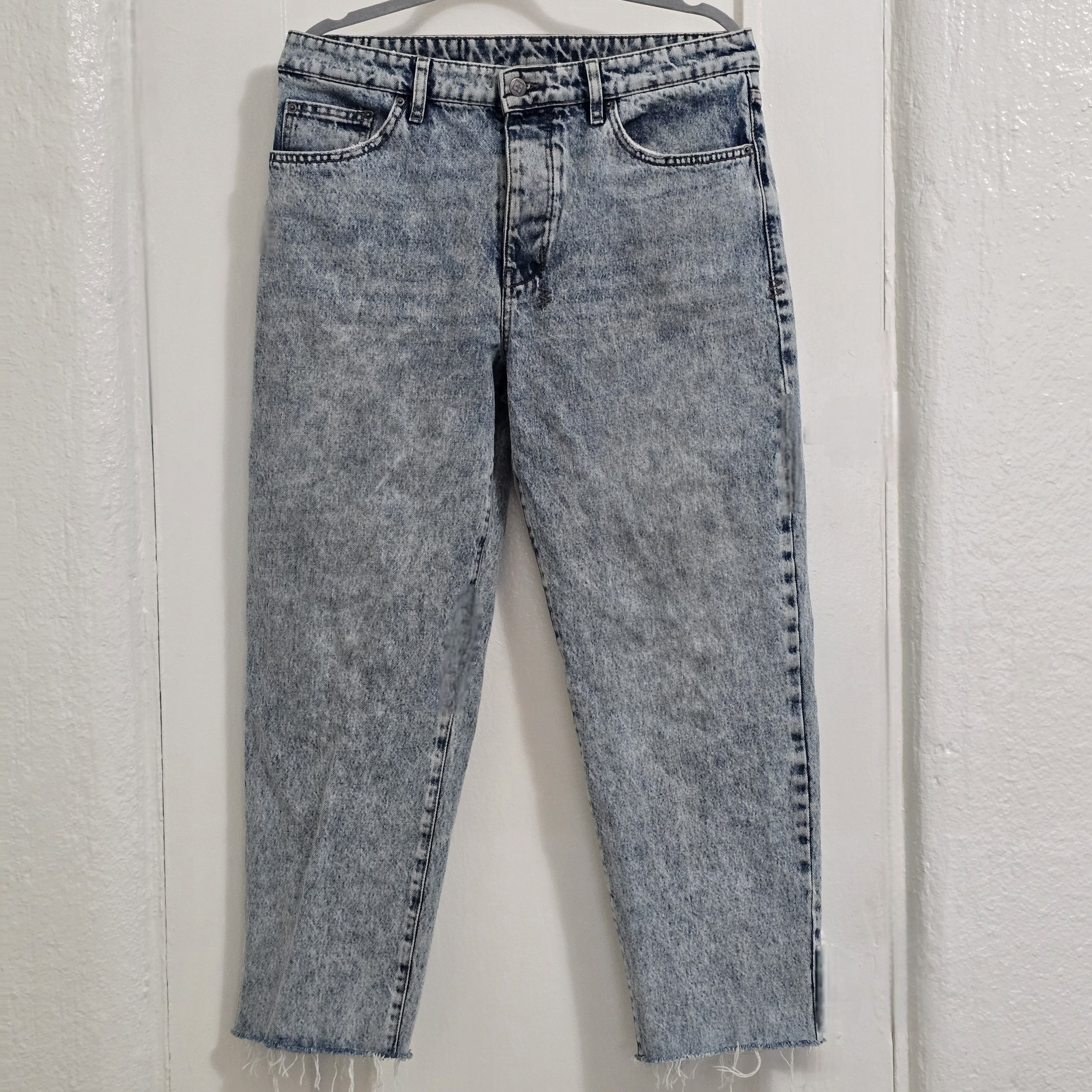 Ksubi Cropped acid wash jeans Size US 33 - 1 Thumbnail
