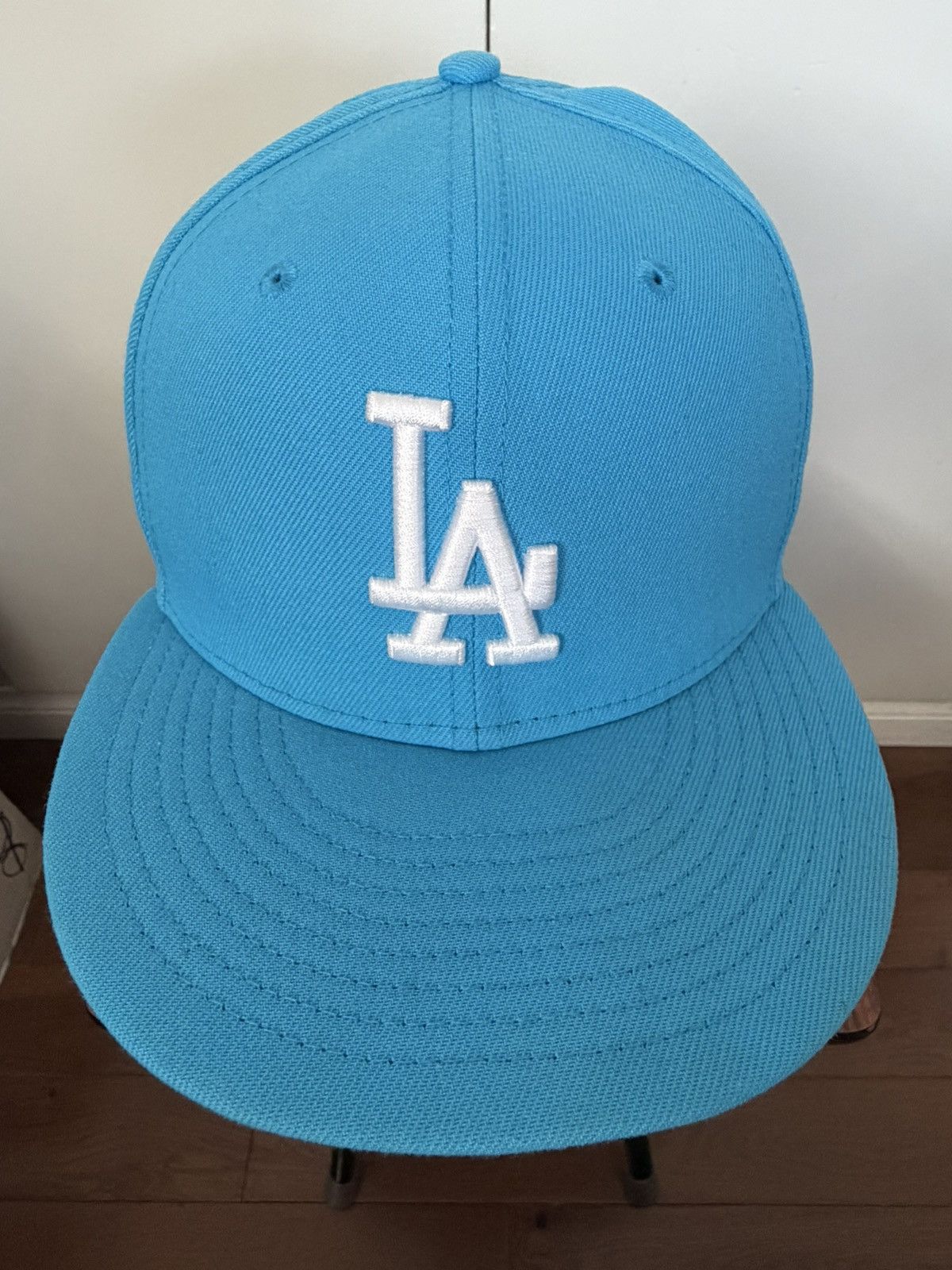 New Era NEW ERA 59FIFTY LOS ANGELES LA DODGERS CAP HAT MLB SKY BLUE Size ONE SIZE - 4 Thumbnail