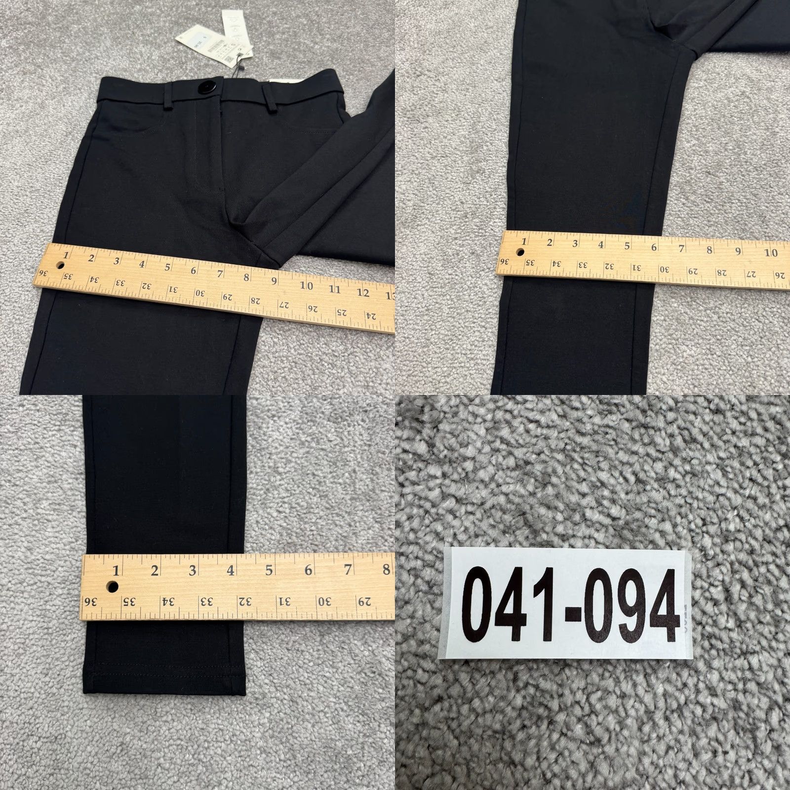 Zara Zara Join Life High Rise Leggings Womens S Black Jegging Stretch NWT Knit Slim Modern Comfort Denim Look Pants Size 28" / US 6 / IT 42 - 10 Thumbnail
