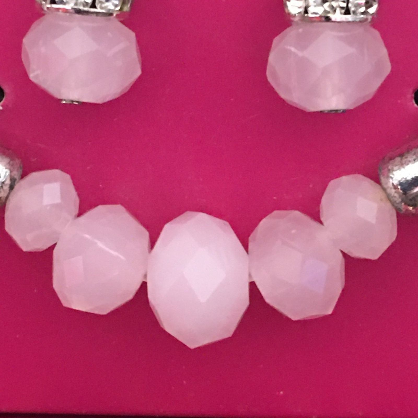 Jewelry Charter Club faceted pink glass stone jewelry set Size ONE SIZE - 6 Thumbnail