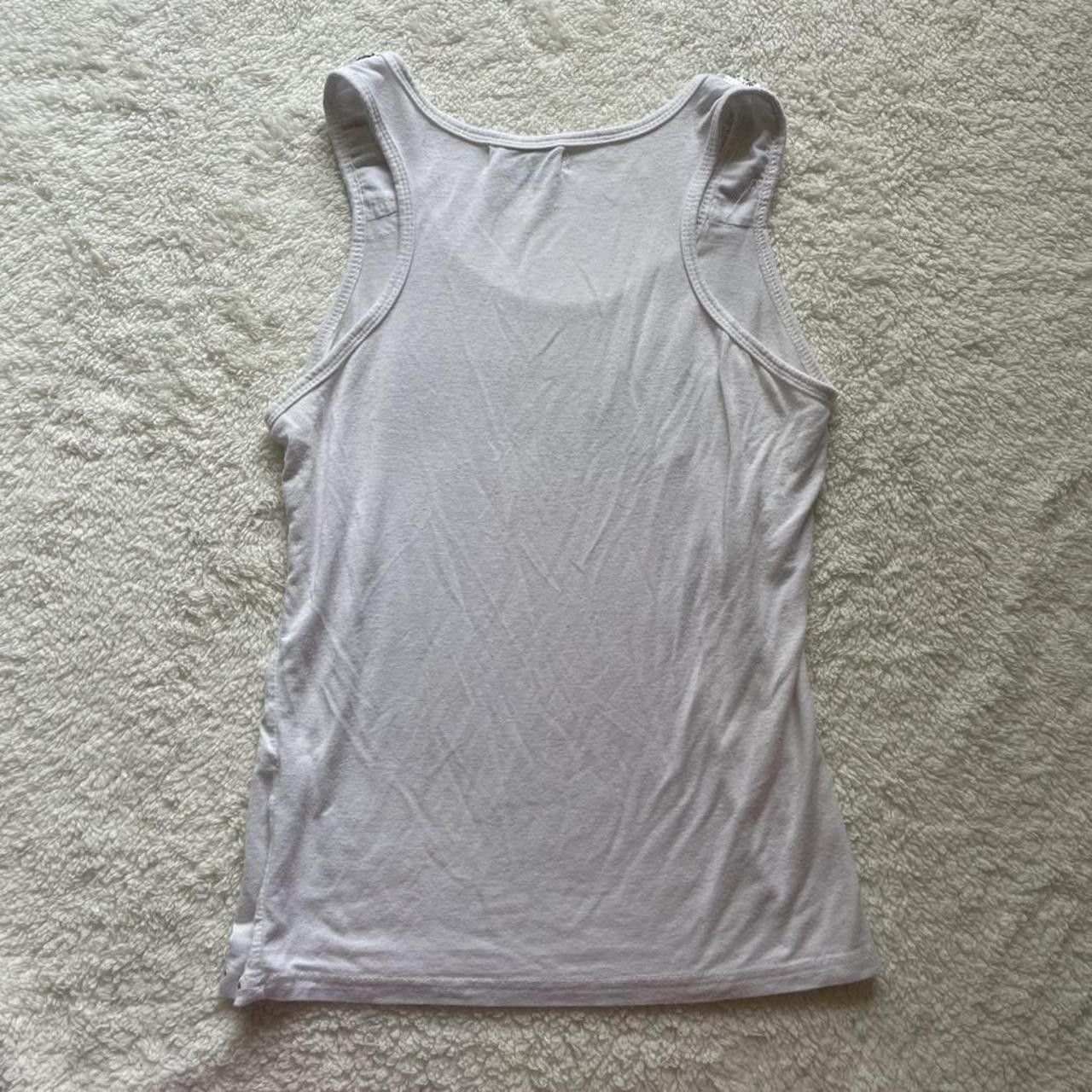 Other 2000s Love sequin embellished white tank top Size M / US 6-8 / IT 42-44 - 5 Thumbnail
