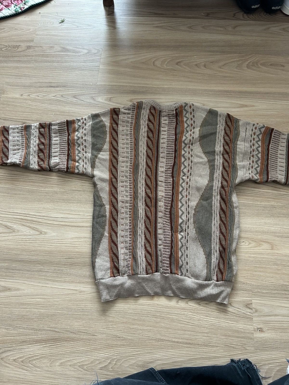 Vintage Vintage Coogi Style 3D Knit Sweater Brown Size US M / EU 48-50 / 2 - 6 Thumbnail
