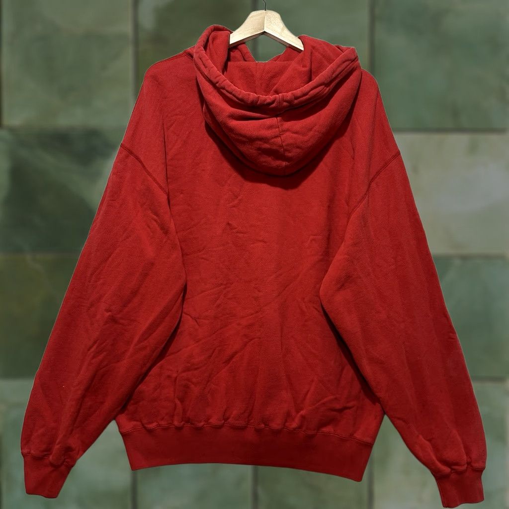 Polo Ralph Lauren VINTAGE Polo Ralph Lauren Hoodie Mens Red Fleece Pullover Drawstring Large Size US L / EU 52-54 / 3 - 1 Thumbnail