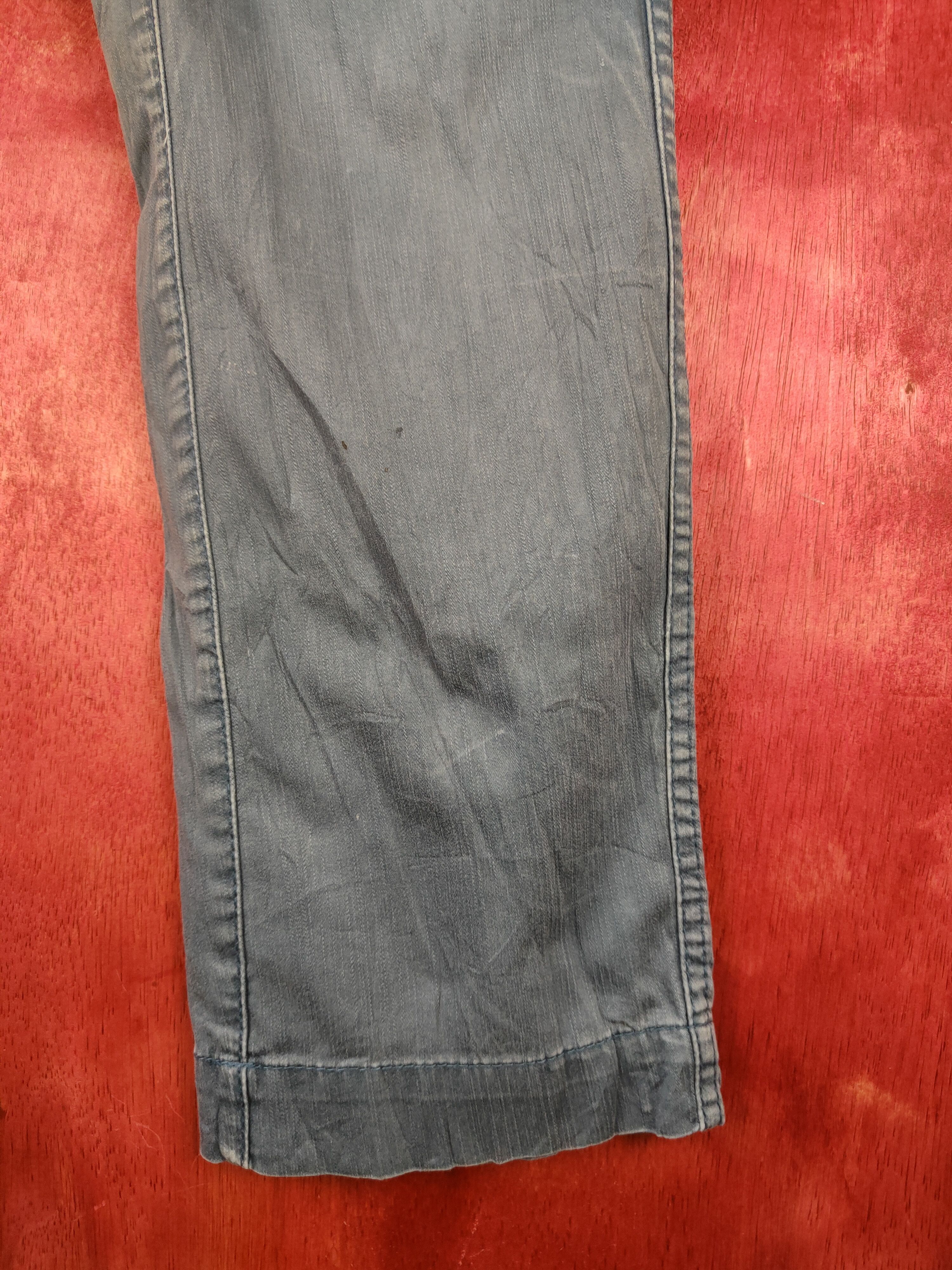 Japanese Brand Genba-Xebec Blue Multipocket Tactical Cargo Pants #S1304 Size US 31 - 6 Thumbnail
