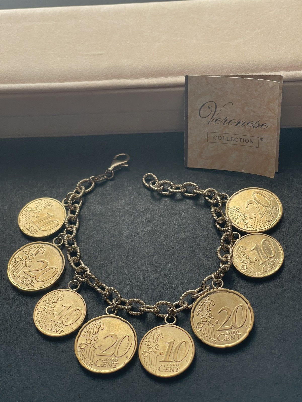 Vintage Veronese golden euro coin bracelet Size ONE SIZE - 6 Thumbnail