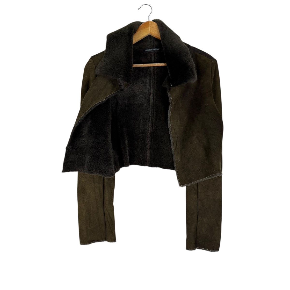 Yohji Yamamoto 🔥YOHJI YAMAMOTO SIGNATURE MOLESKIN CROP JACKET Size S / US 4 / IT 40 - 10 Thumbnail