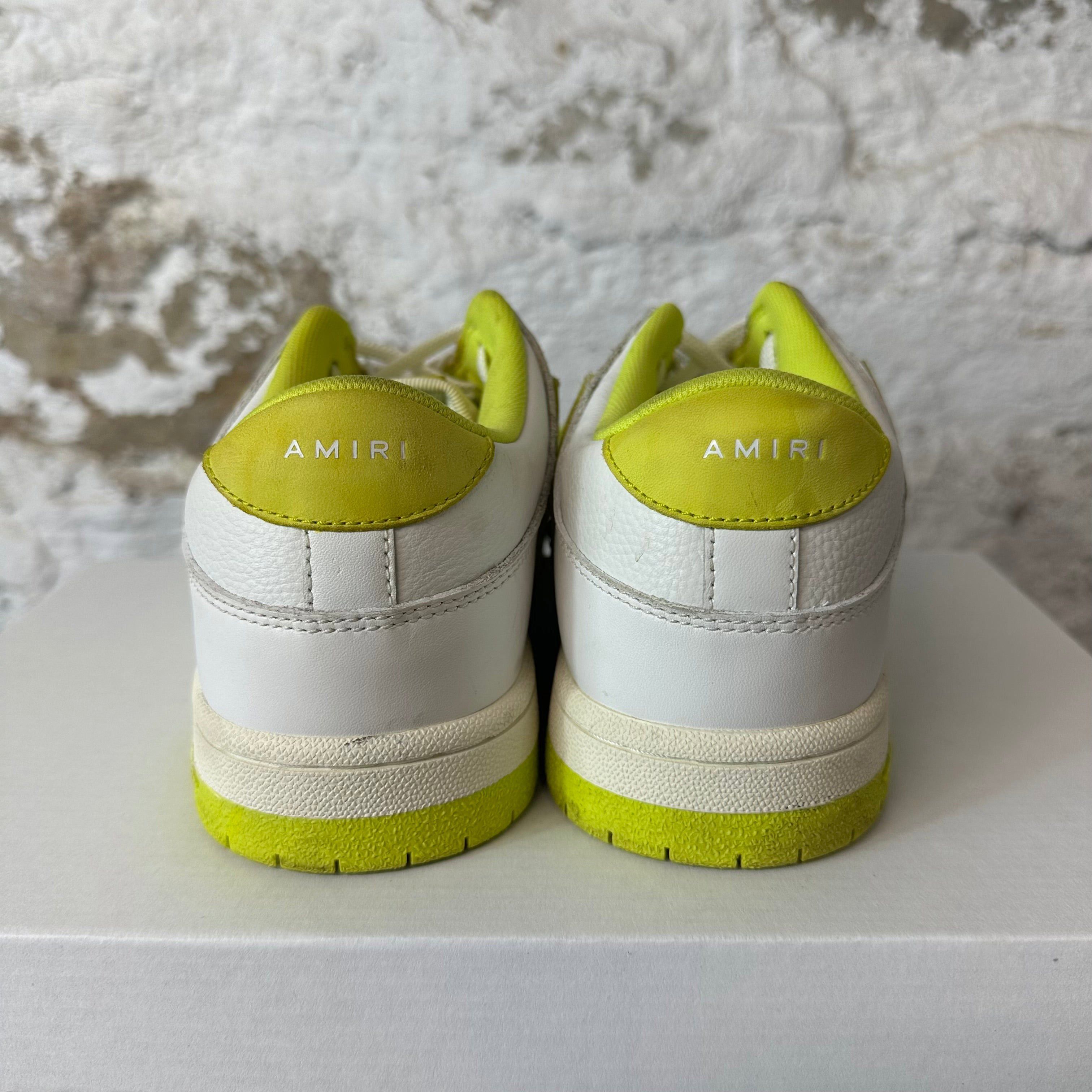 Amiri Amiri Neon Skeleton White Low Sneaker Sz 12 (45) Size US 12 / EU 45 - 5 Thumbnail