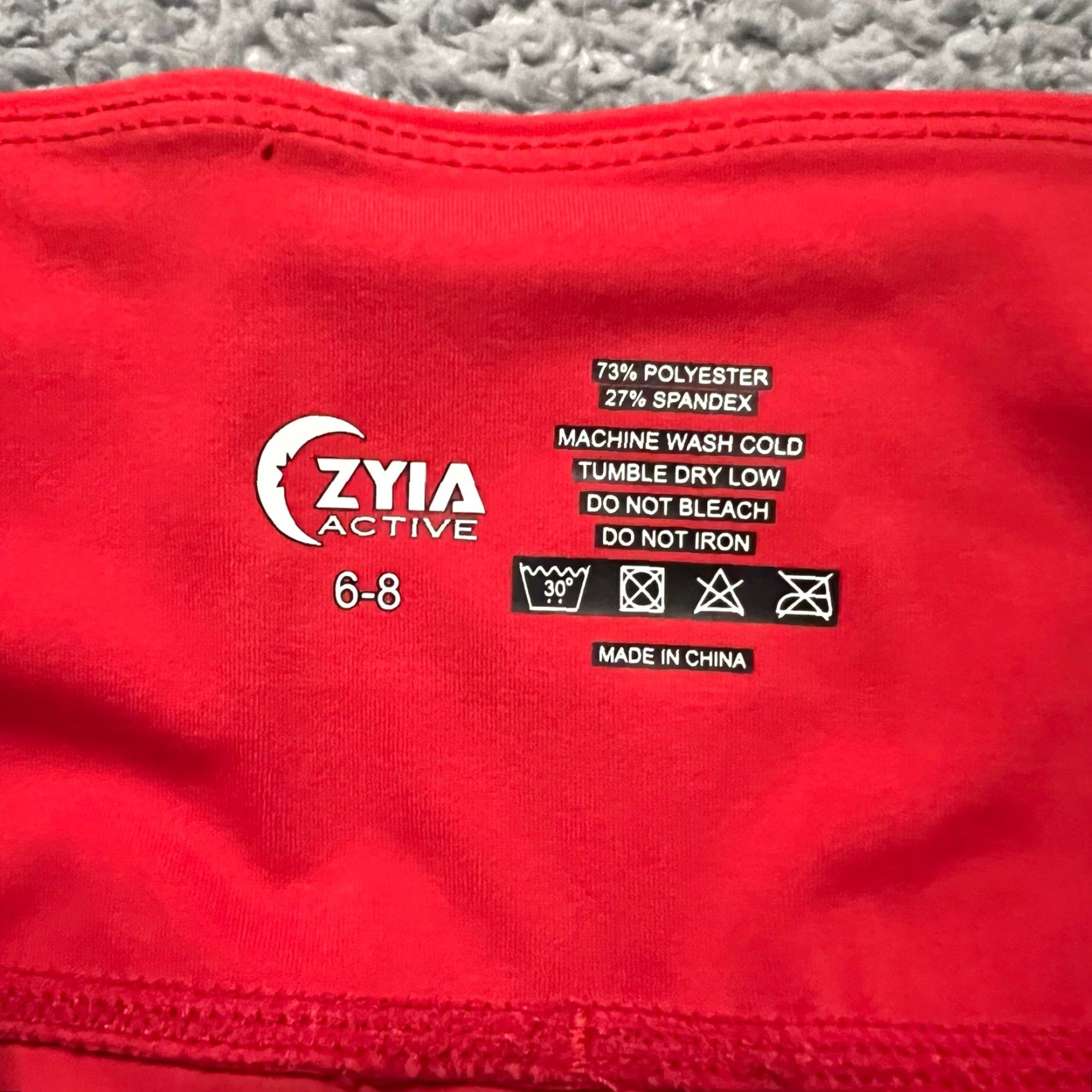 Vintage Zyia Active Leggings Womens 6 Regular Red Side Stripe Ankle Pants 6-8 Womens Retro? Size 28" / US 6 / IT 42 - 5 Thumbnail