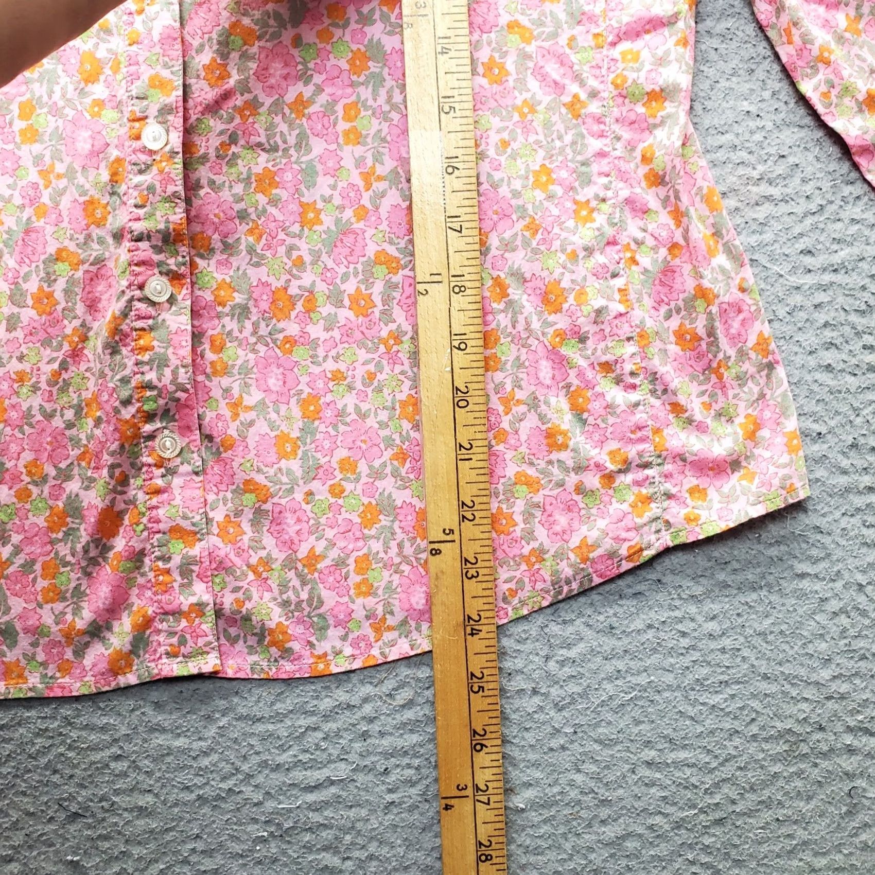 Izod IZOD Shirt Womens PL Multi Floral Long Sleeve Button Up Size L / US 10 / IT 46 - 3 Thumbnail