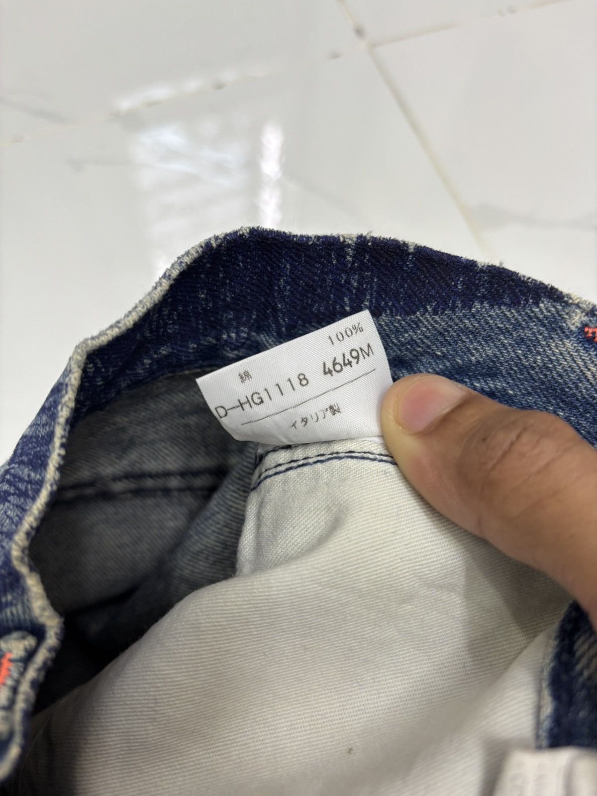 W&LT W&LT Archives - A/W 1997 - Pen Graffiti Denim Jeans Size US 30 / EU 46 - 16 Thumbnail