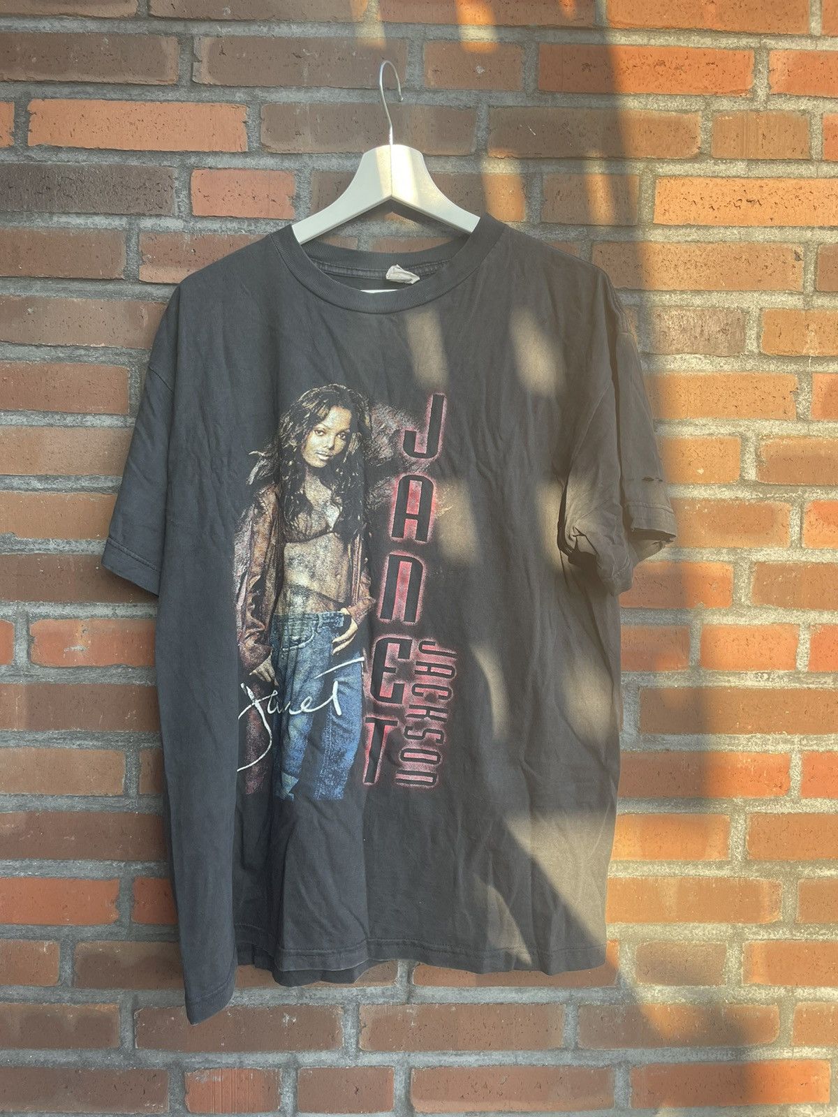 Band Tees × Vintage 2002 Vintage Janet Jackson Tour T-Shirt Size US L / EU 52-54 / 3 - 1 Thumbnail