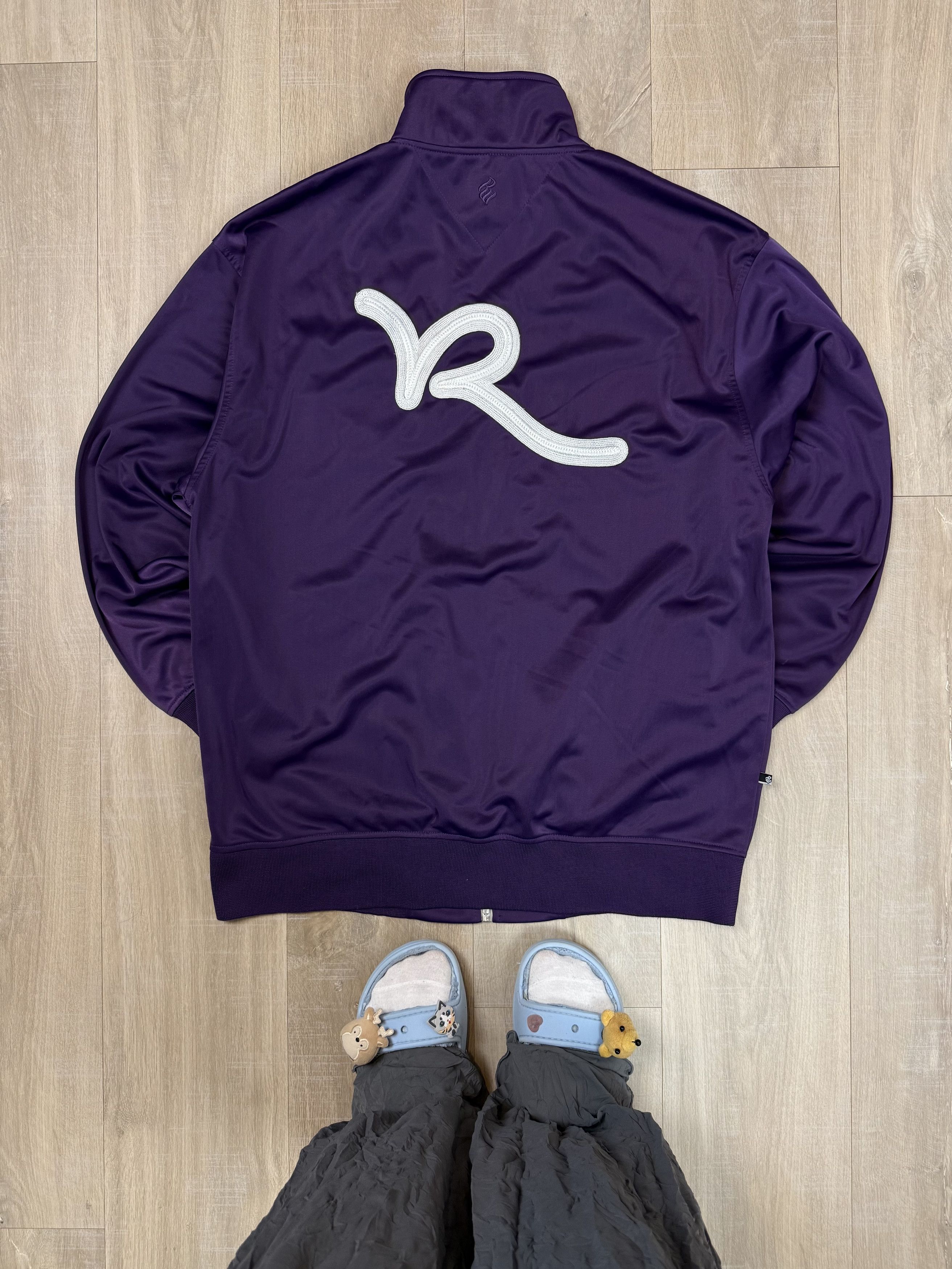 Rocawear Rocawear Big Logo Track Jacket Tracksuit Jacket Violet Rap Size US XXL / EU 58 / 5 - 1 Thumbnail