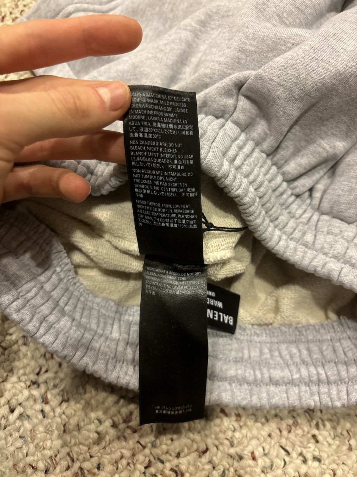 Balenciaga Balenciaga Grey Campaign Cotton Sweat Shorts Size US 30 / EU 46 - 5 Thumbnail