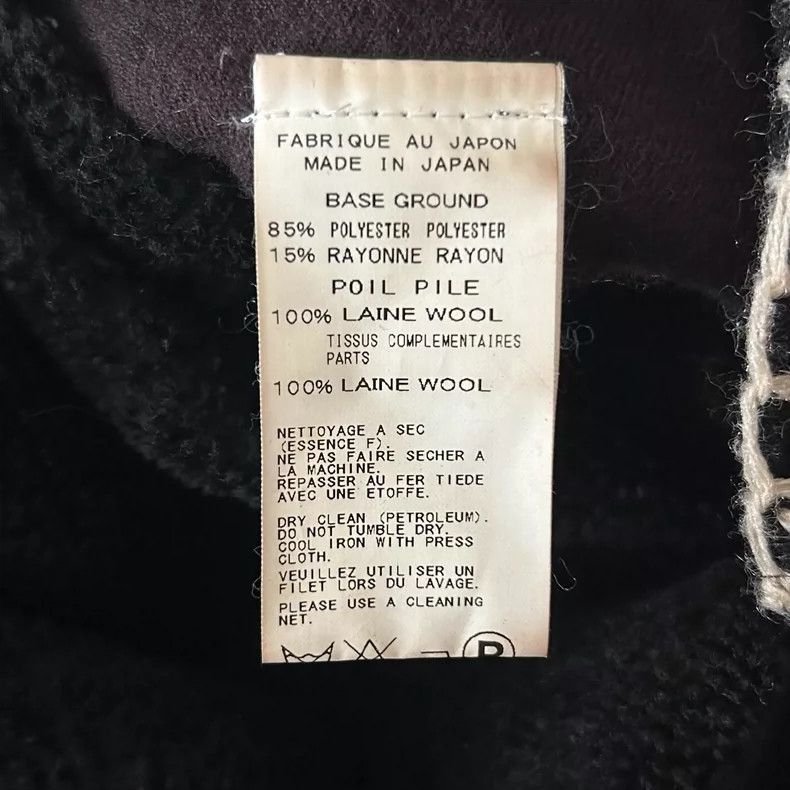 Yohji Yamamoto Yohji Yamamoto Yohji Yamamoto Black Wool Blazer With Stitc Size US M / EU 48-50 / 2 - 5 Thumbnail