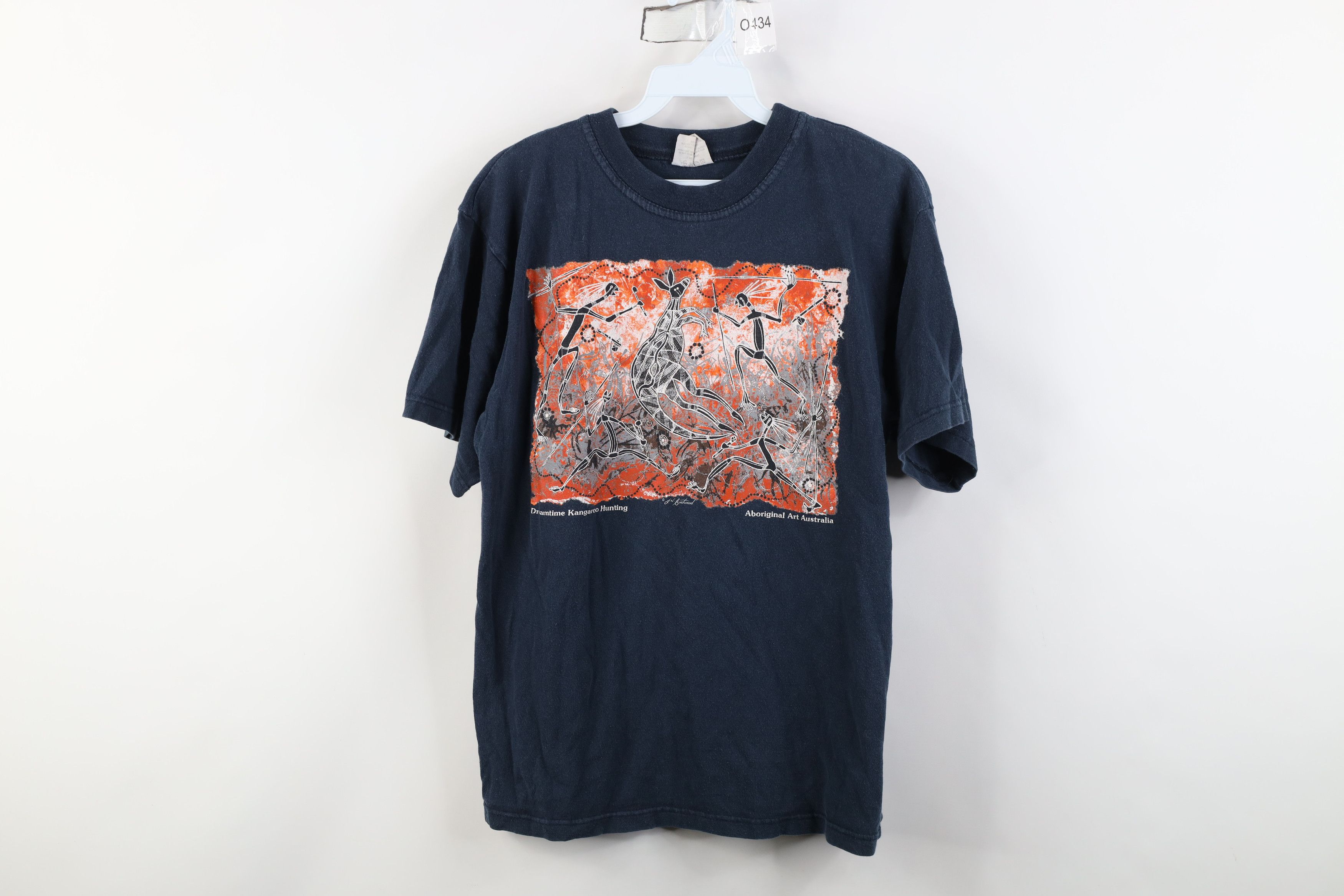 Vintage Vintage 90s Y2K Aboriginal Art Australia Kangaroo T-Shirt Size US S / EU 44-46 / 1 - 1 Thumbnail