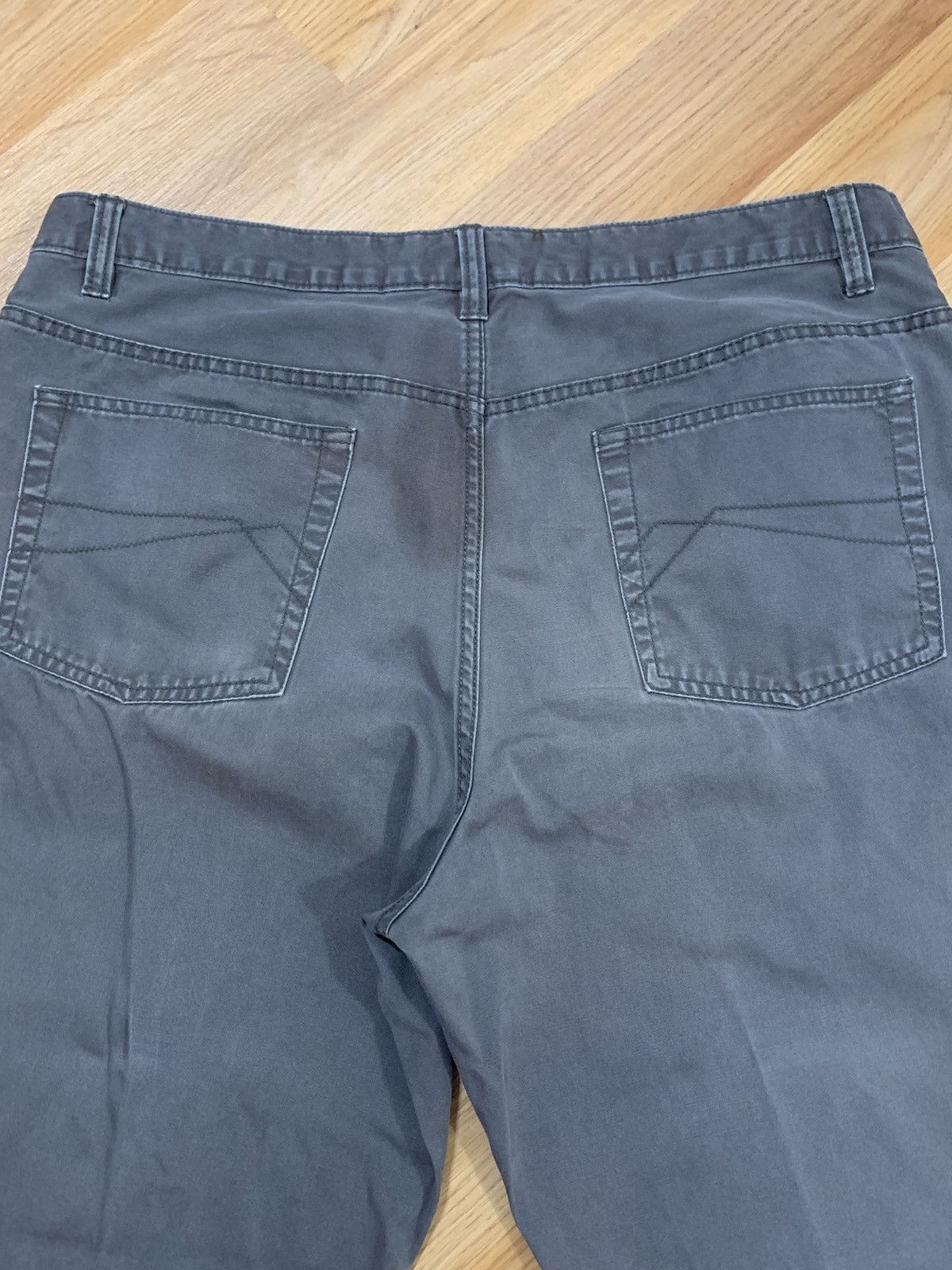 Van Heusen × Vintage 36x29- Van Heusen 5-Pocket Faded Baggy Jean Pants (Grey) Size US 36 / EU 52 - 18 Thumbnail
